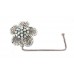 Bag Hanger - Rhinestone Flower - Clear - BH-GB1292CL